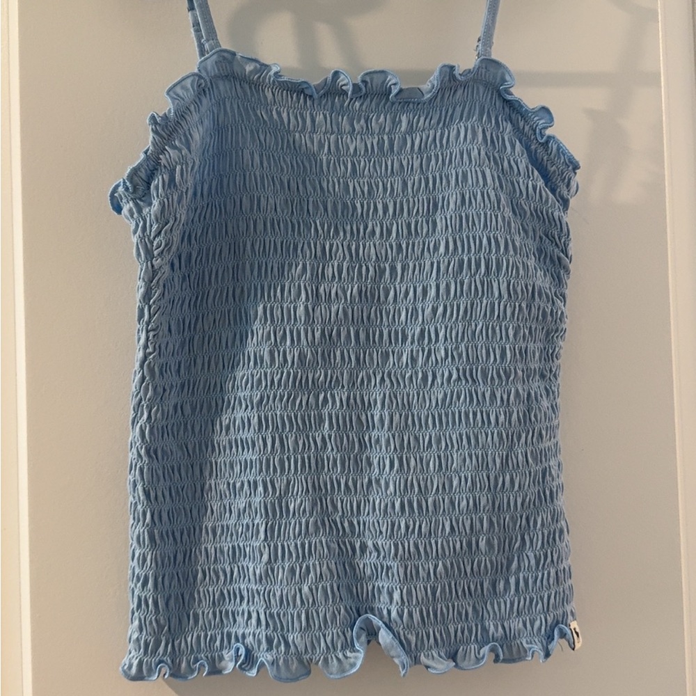 Blue Abercrombie Kids Spaghetti Strap shirt